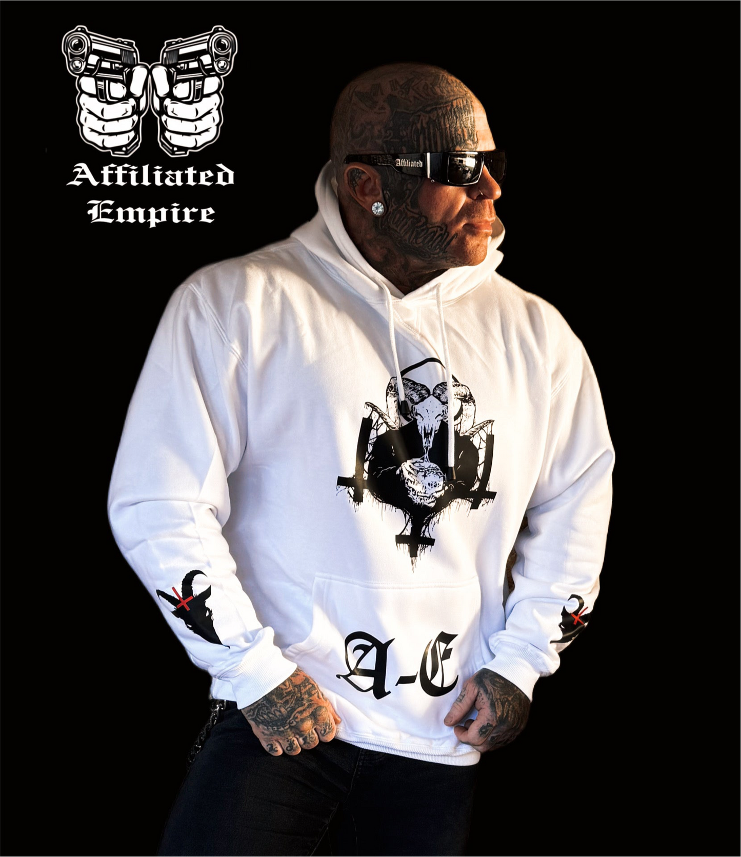 Unisex AE Rams Head Antichrist Hoodie