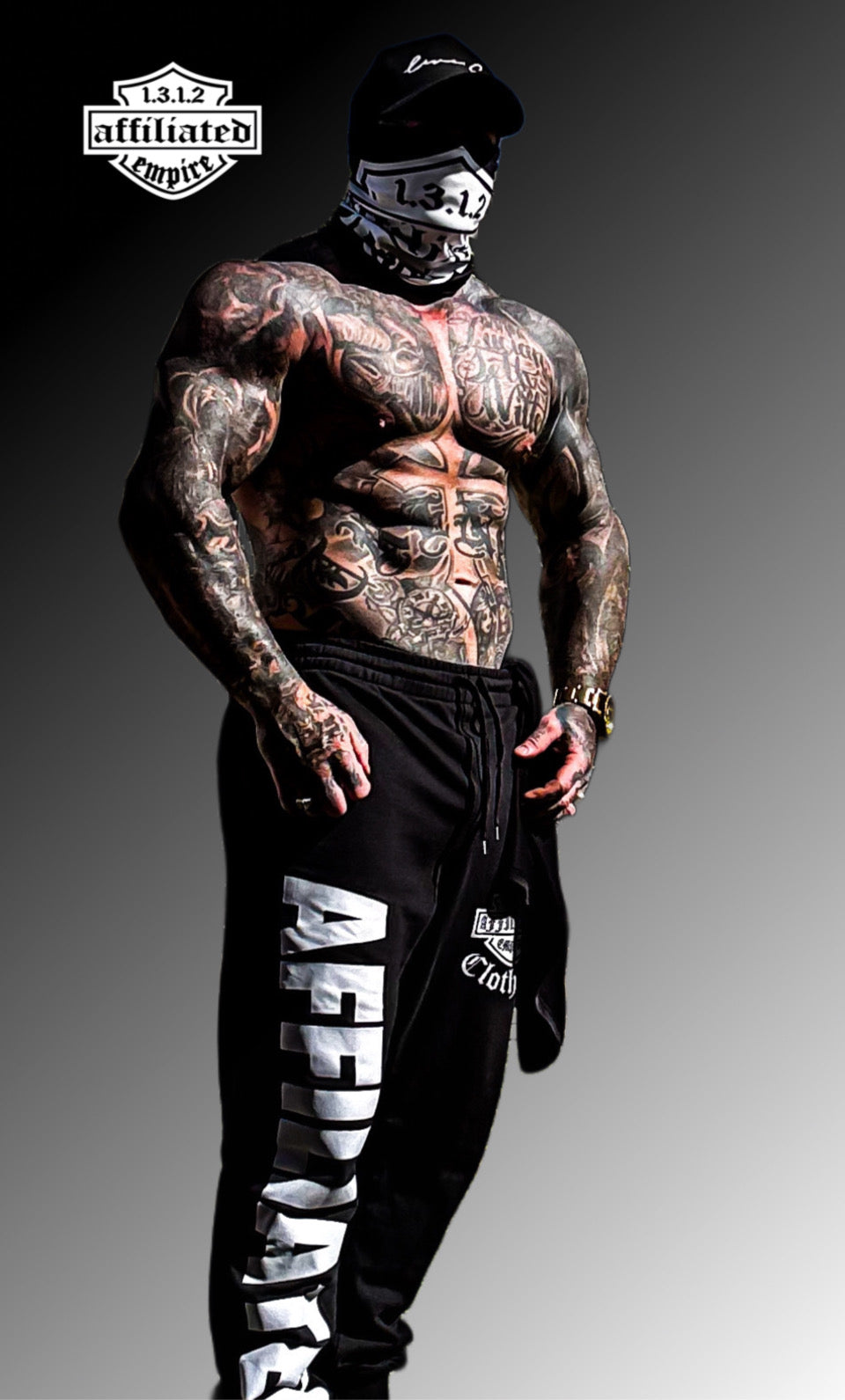 Affiliated thick thermal face masks 4x different styles / logos
