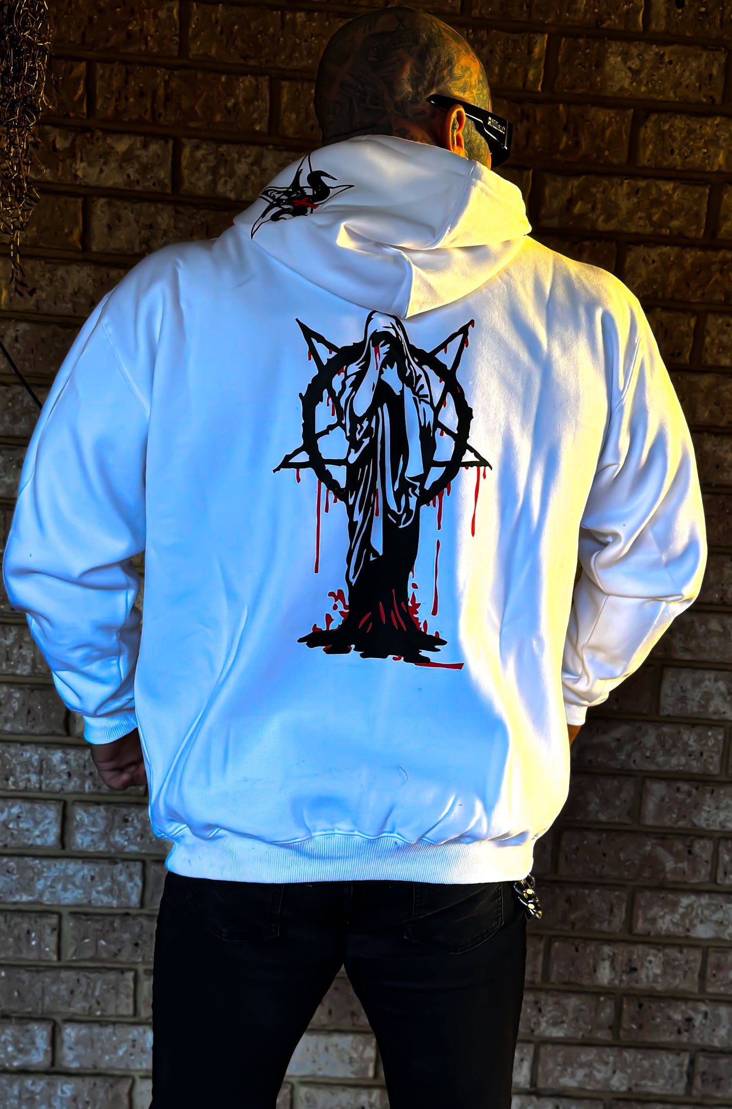 Unisex AE Rams Head Antichrist Hoodie