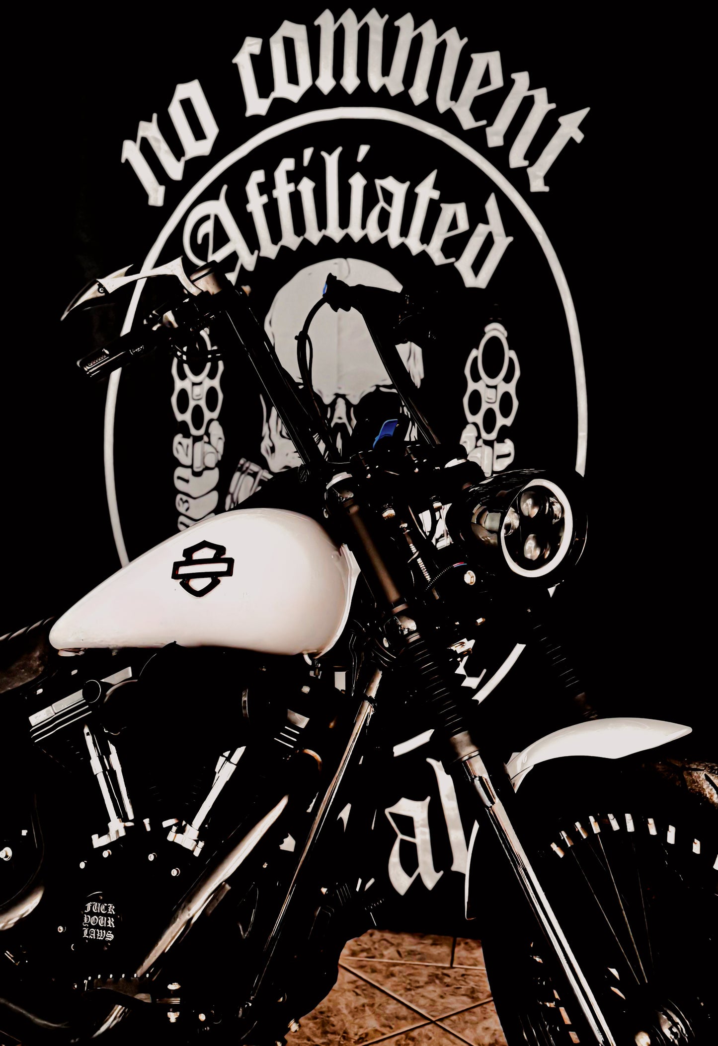 Affiliated Empire - no comment and evil pays - flag / banner