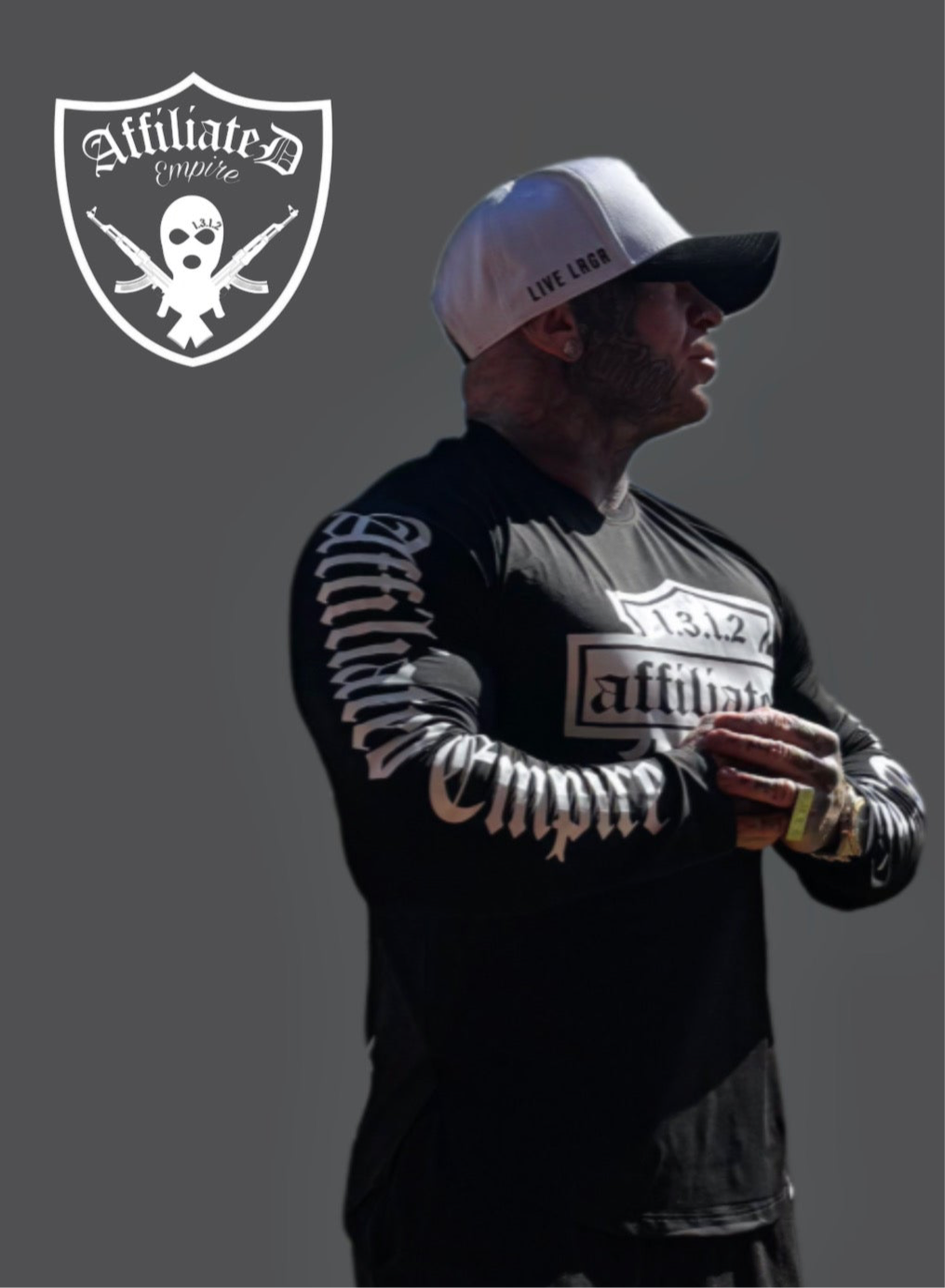 Affiliated Empire Gym / casual wear - long sleeve stretch fit shirts.