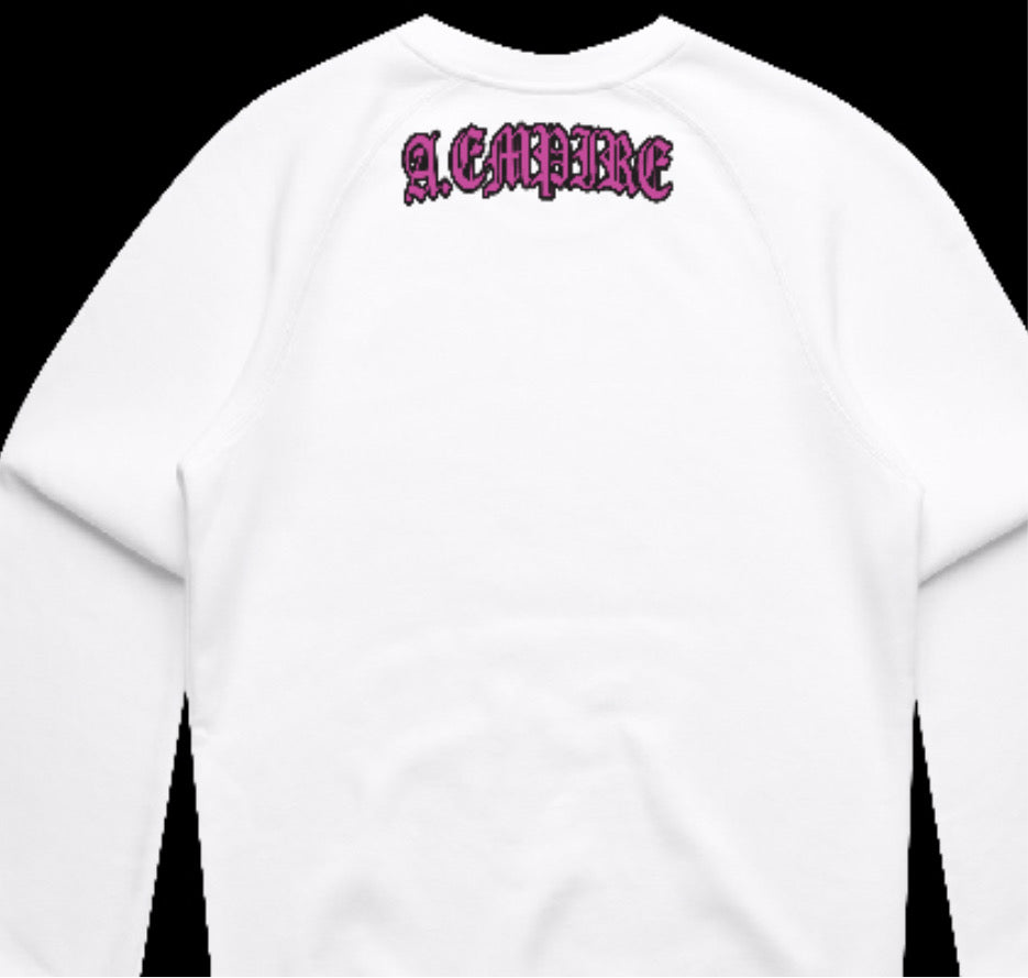 AFFILIATED - script sleeve crewneck jumper