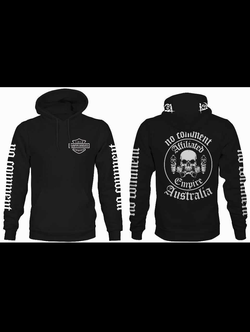 AFFILIATED - no comment / Australia logo hoodie