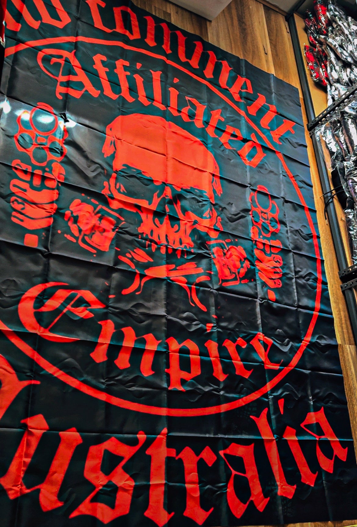 Affiliated Empire - no comment and evil pays - flag / banner
