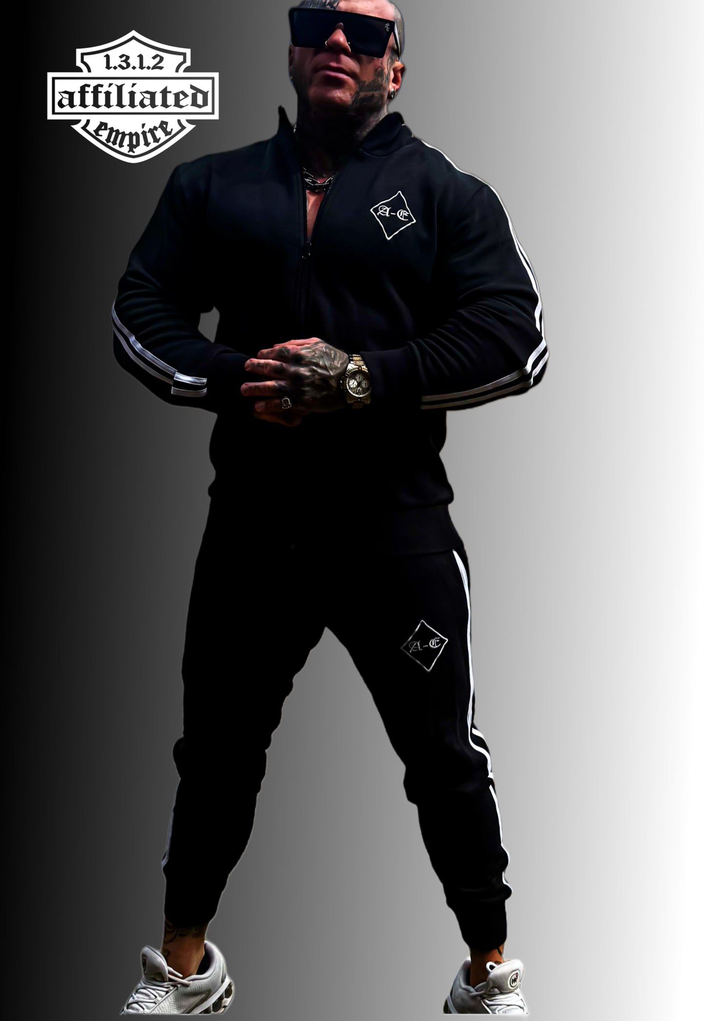 Embroidered Tracksuit Set
