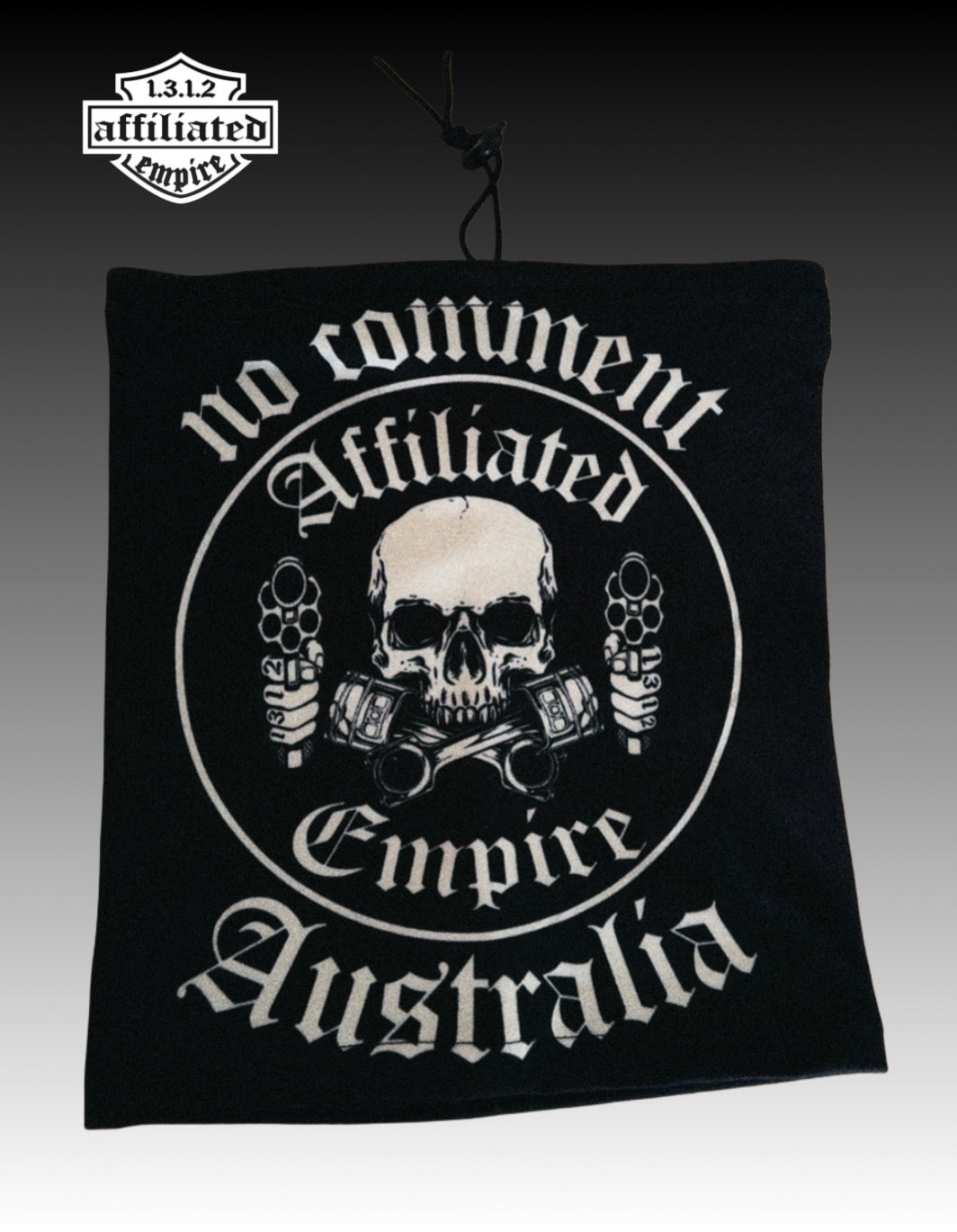 Affiliated 1312 logo and no comment thick thermal face masks