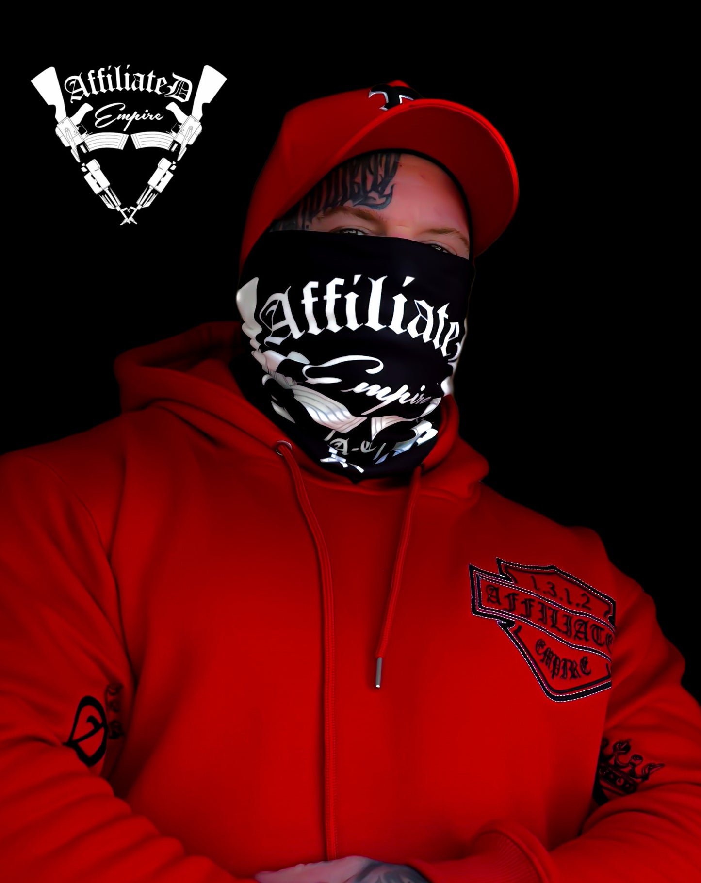 Affiliated 1312 logo and no comment thick thermal face masks