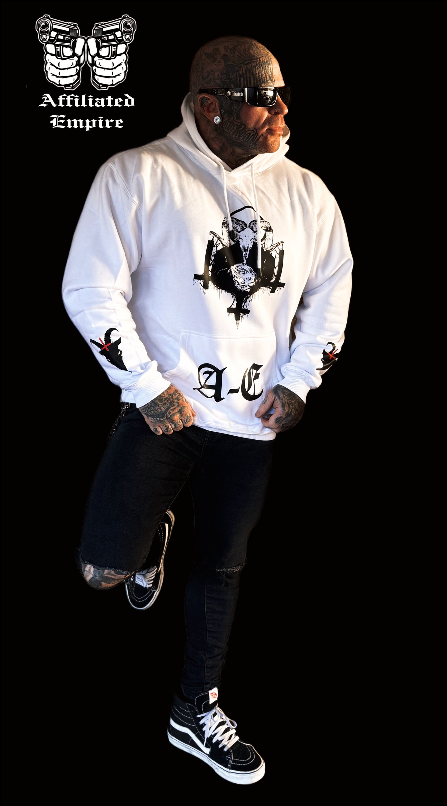 Unisex AE Rams Head Antichrist Hoodie