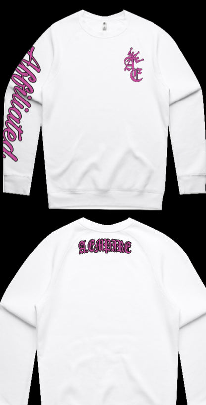 AFFILIATED - script sleeve crewneck jumper