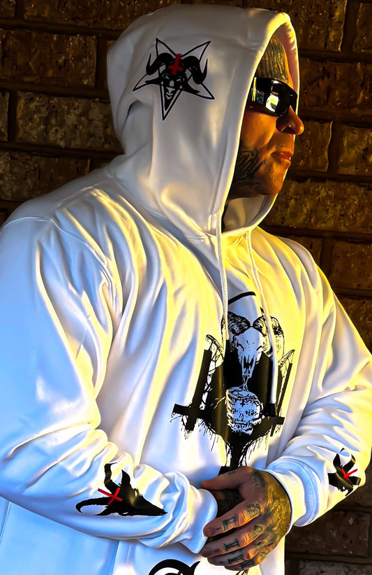 Unisex AE Rams Head Antichrist Hoodie