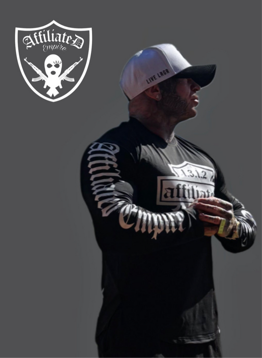 Affiliated Empire Gym / casual wear - long sleeve stretch fit shirts.