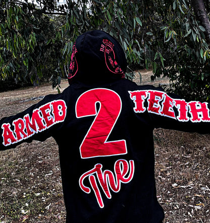 Armed 2 The Teeth Embroidered Hoodie