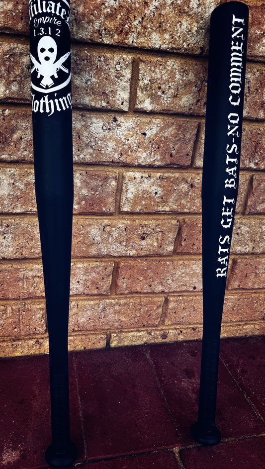 AFFILIATED EMPIRE - novelty display baseball bats - first numbers have sold out - now taking pre orders for next orders.