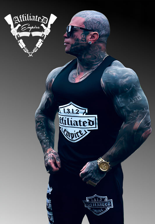 Affiliated Empire - 1312 logo dri-fit gym singlets.