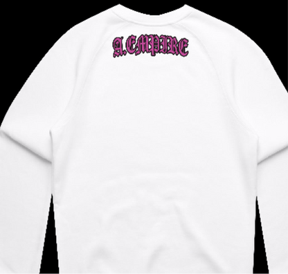 AFFILIATED - script sleeve crewneck jumper
