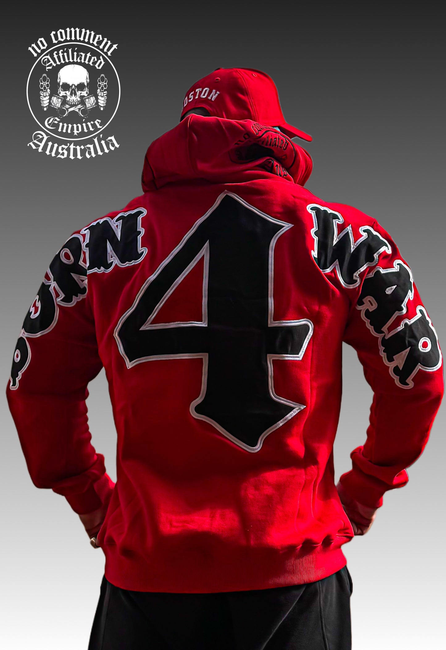 Born For War Embroidered Hoodie