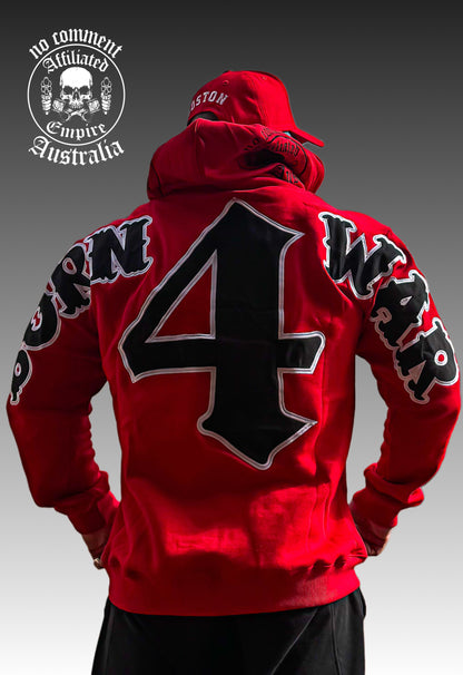 Born For War Embroidered Hoodie
