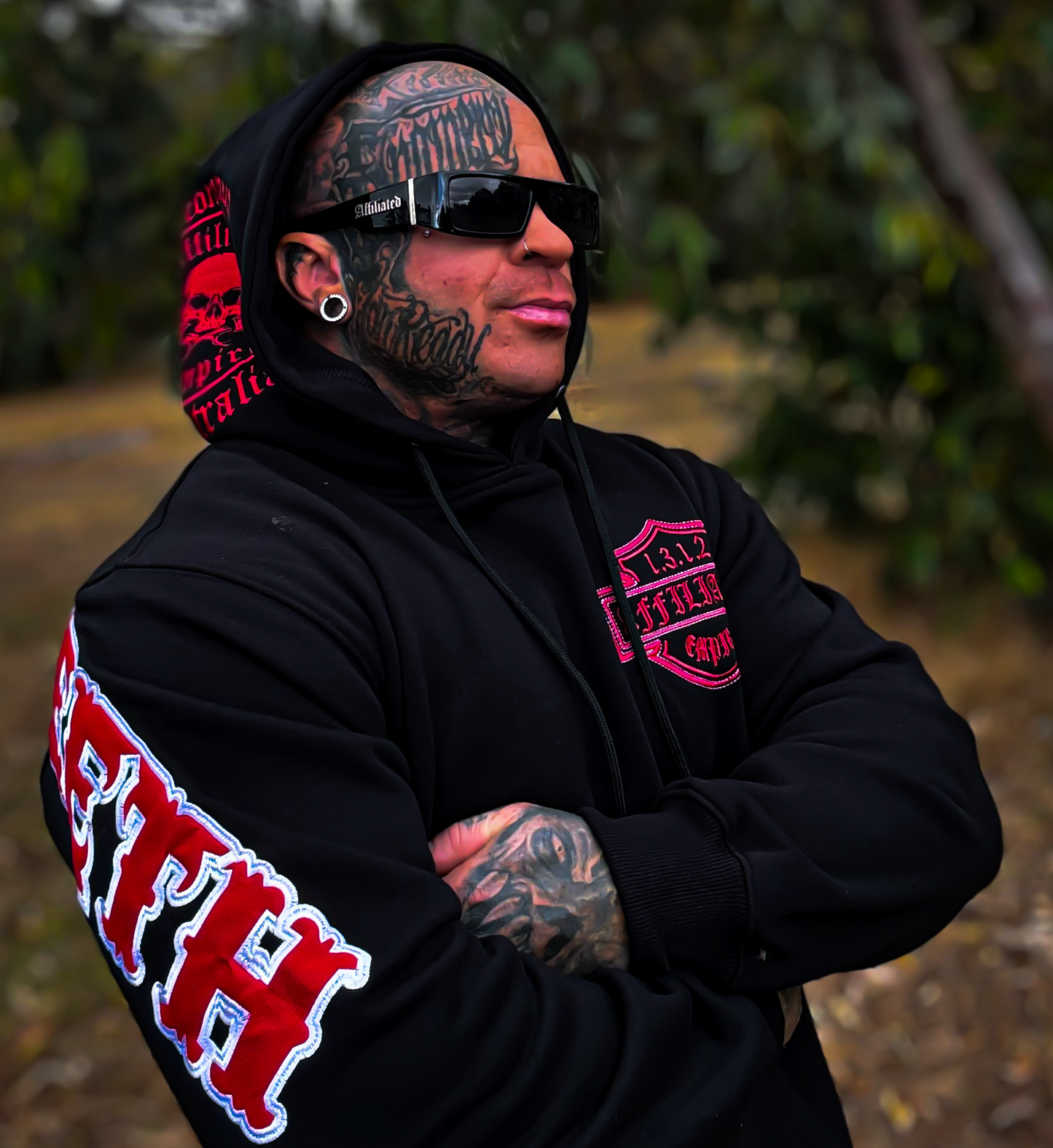 Armed 2 The Teeth Embroidered Hoodie