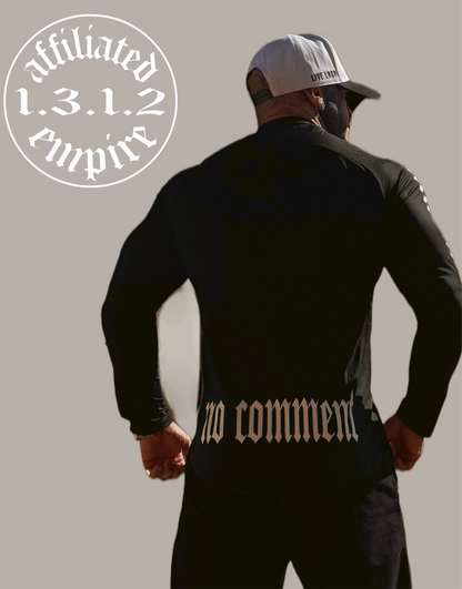 Affiliated Empire Gym / casual wear - long sleeve stretch fit shirts.