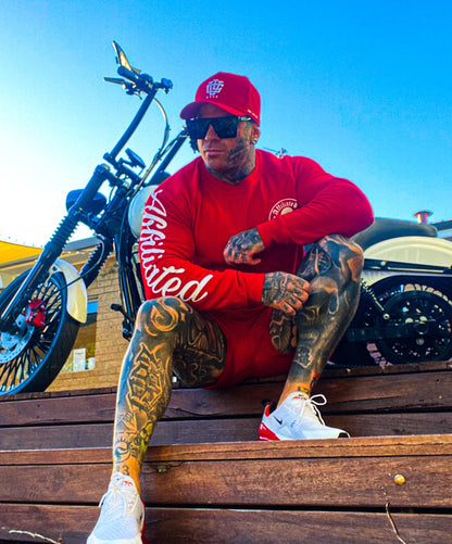 Red Affiliated Crewneck Jumper