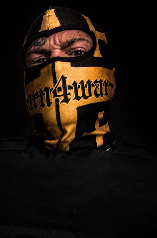 Full face B4W balaclavas.