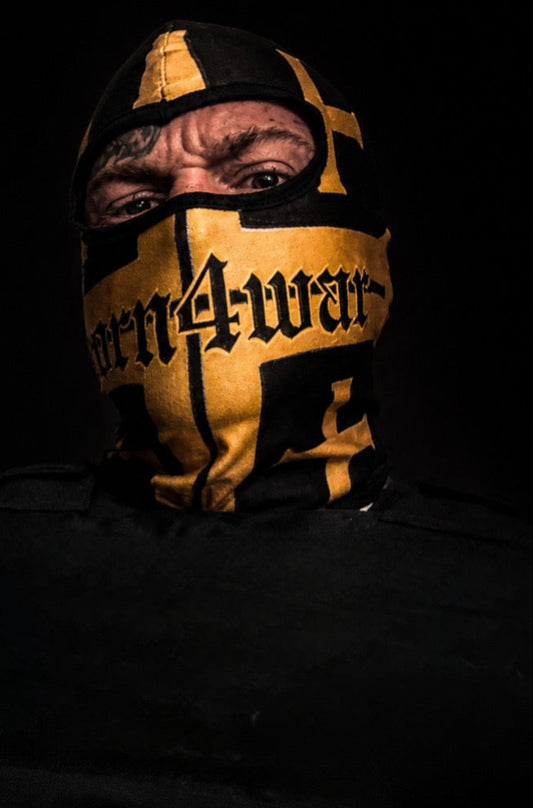 Full face B4W balaclavas.