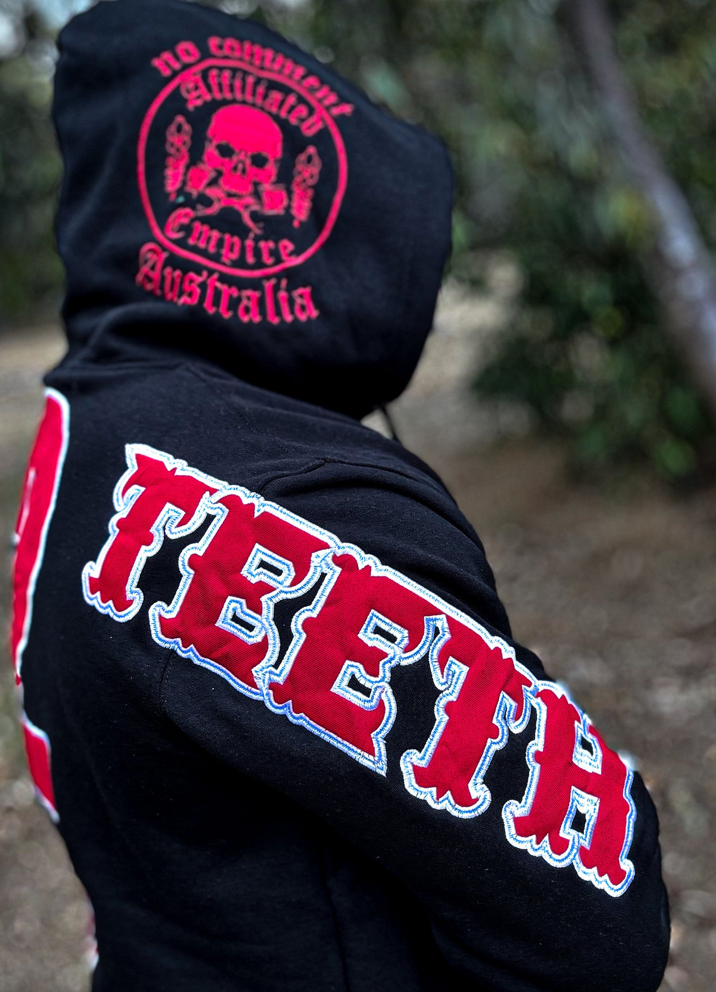 Armed 2 The Teeth Embroidered Hoodie