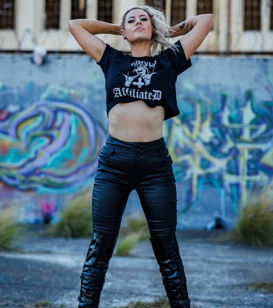Women’s Affiliated Unholy Logo Crop