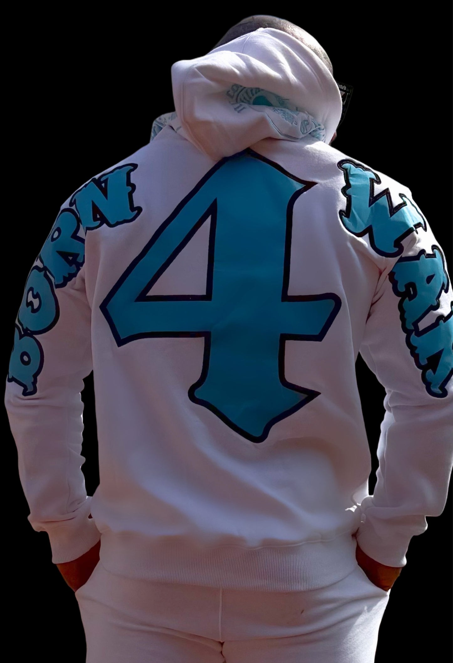 Born For War Embroidered Hoodie