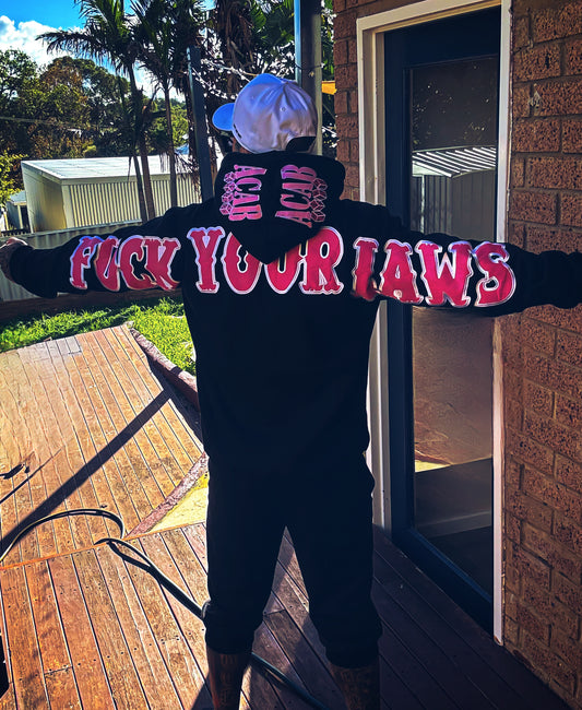 F*ck Your Laws Embroidered Hoodie