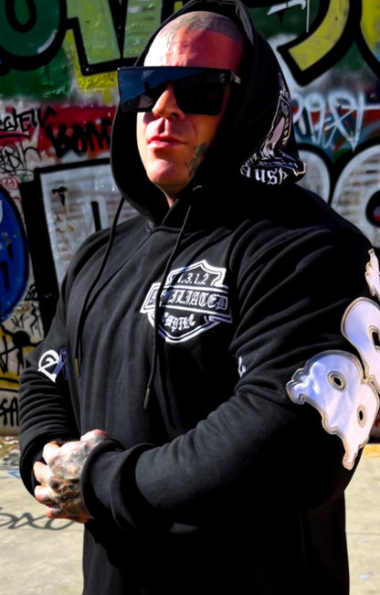 Born For War Embroidered Hoodie