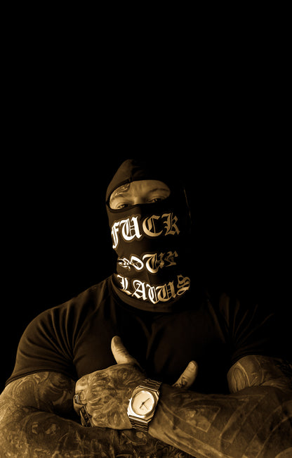 Affiliated face masks / balaclavas - double handgun logo / 1312 logo / FYL logo.