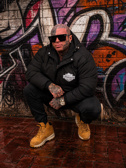 1312 hooded Puffer jacket