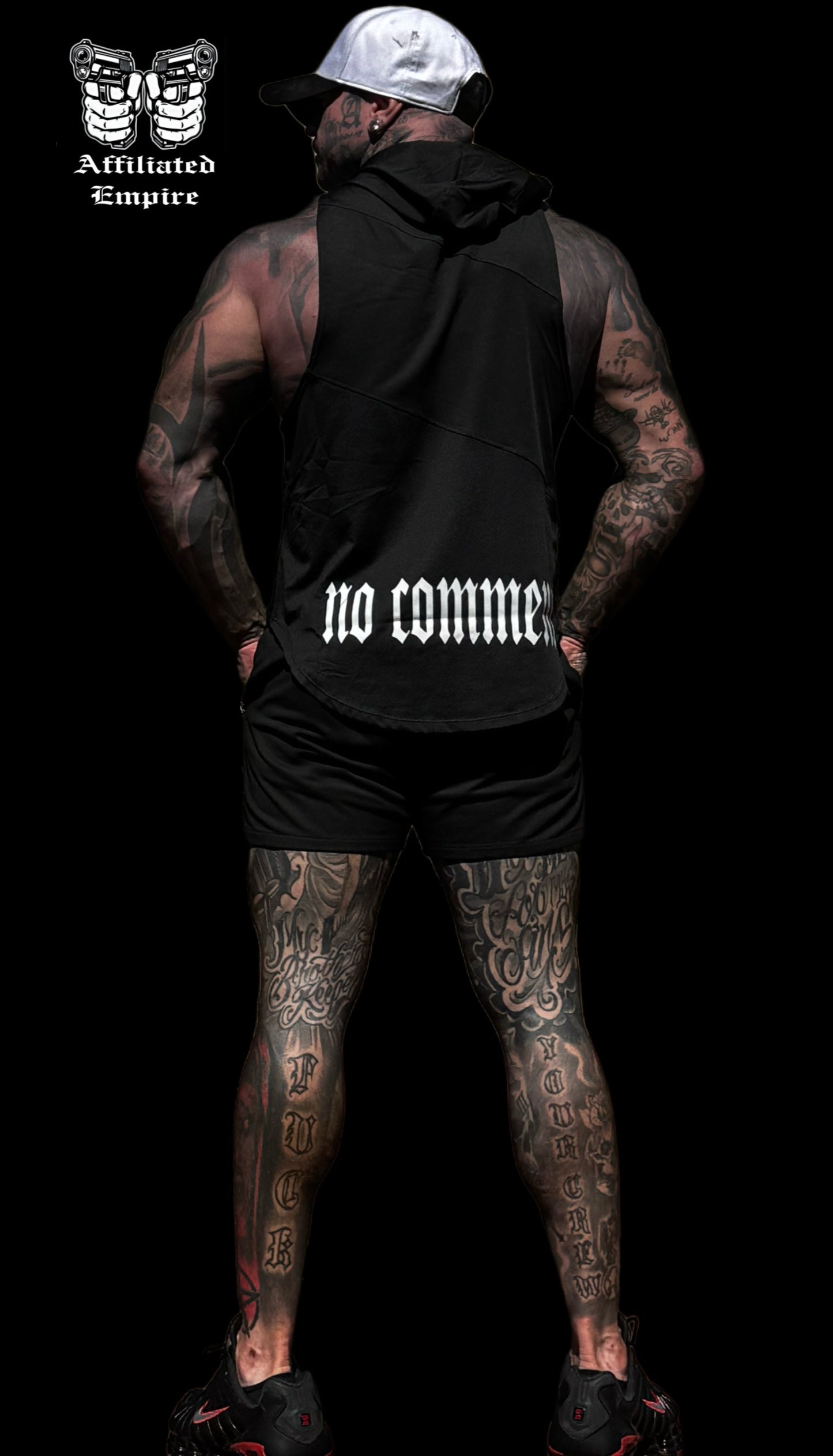 1312 - Hooded gym tank tops.