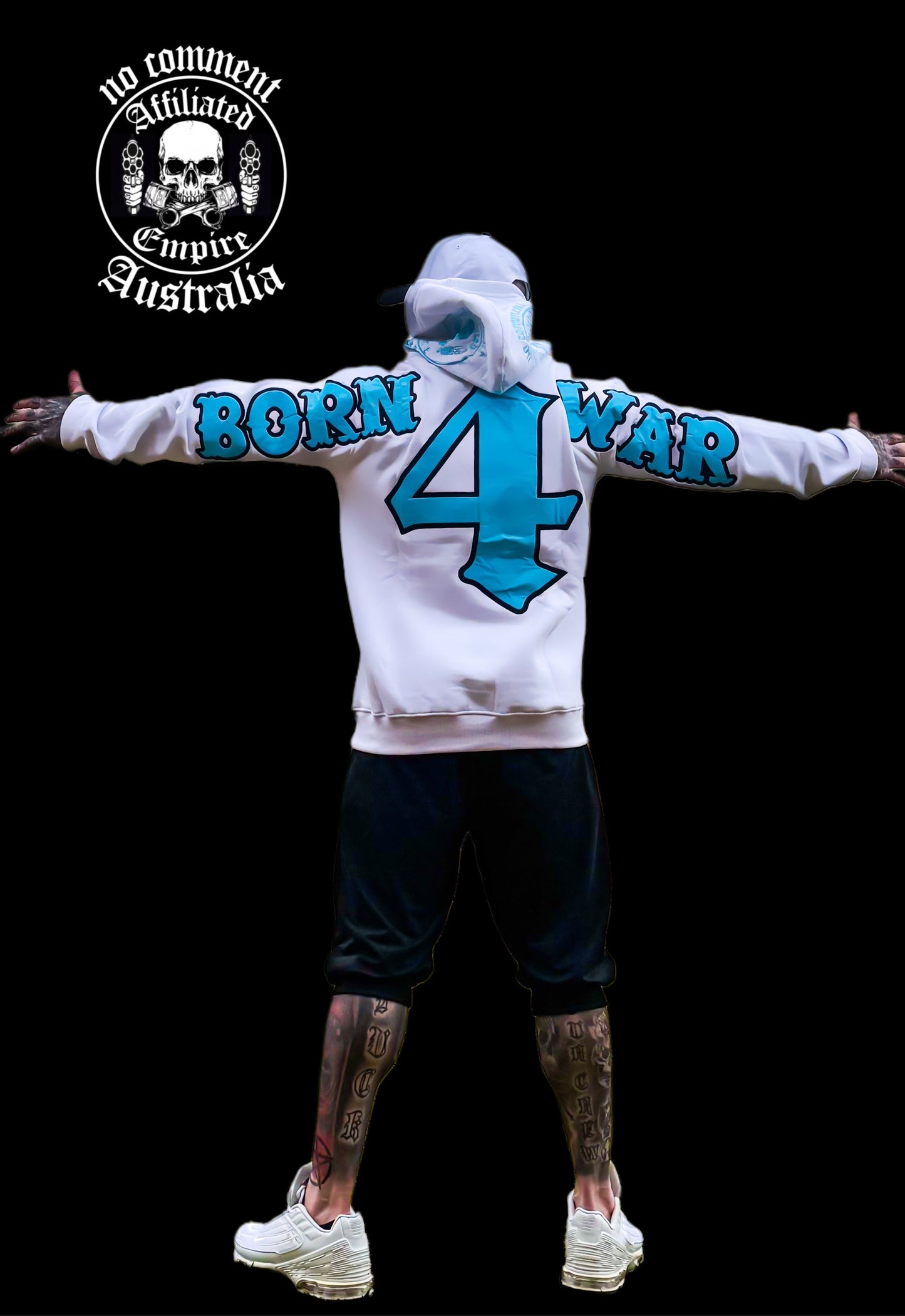 Born For War Embroidered Hoodie