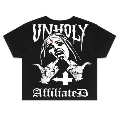 Women’s Affiliated Unholy Logo Crop