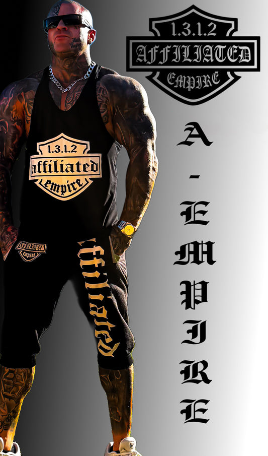 Affiliated Empire - no comment / 1312 logo stringer singlets
