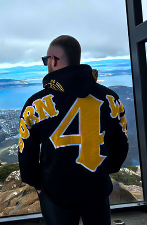 Born For War Embroidered Hoodie