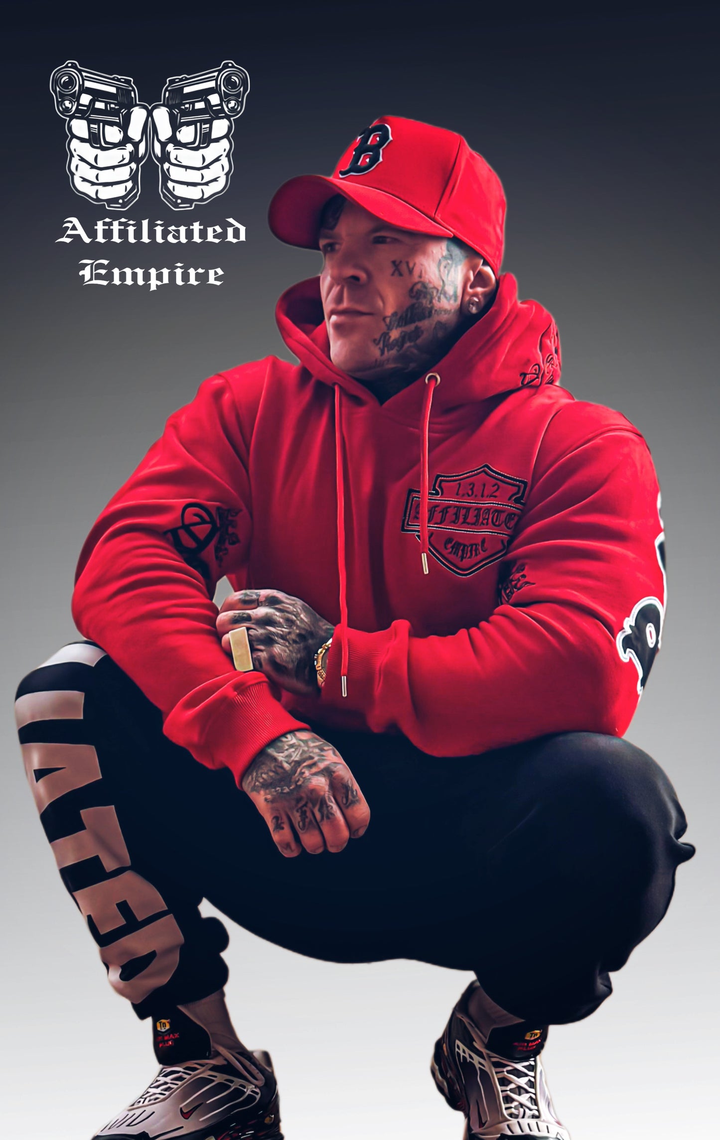 Born For War Embroidered Hoodie