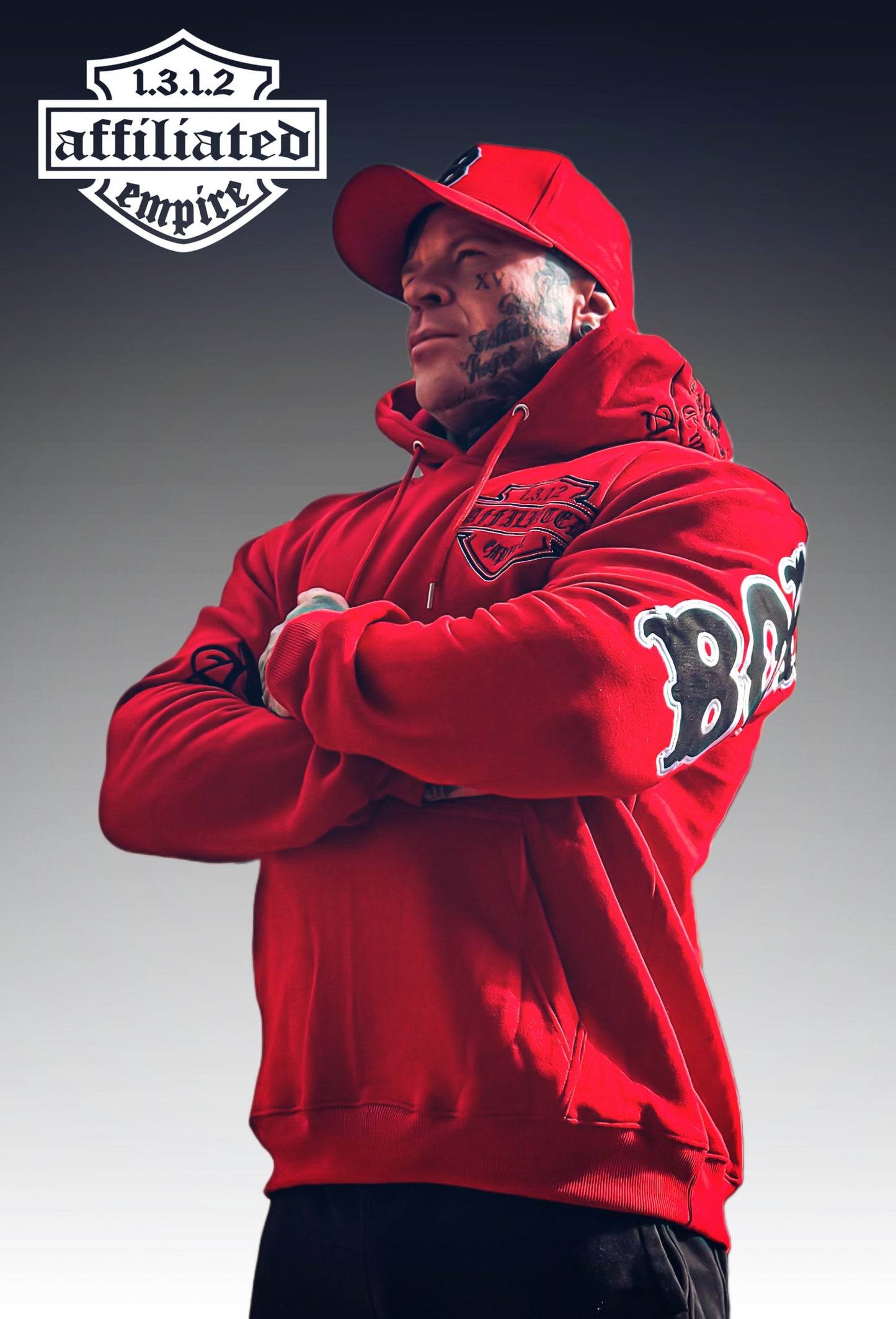 Born For War Embroidered Hoodie
