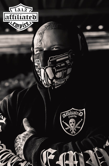 Affiliated thick thermal face masks 4x different styles / logos