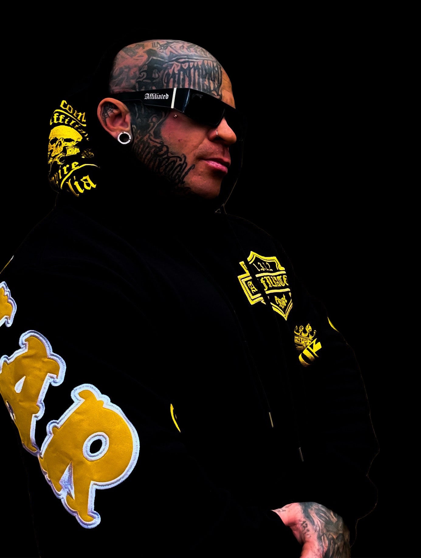 Born For War Embroidered Hoodie