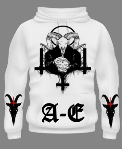 Unisex AE Rams Head Antichrist Hoodie